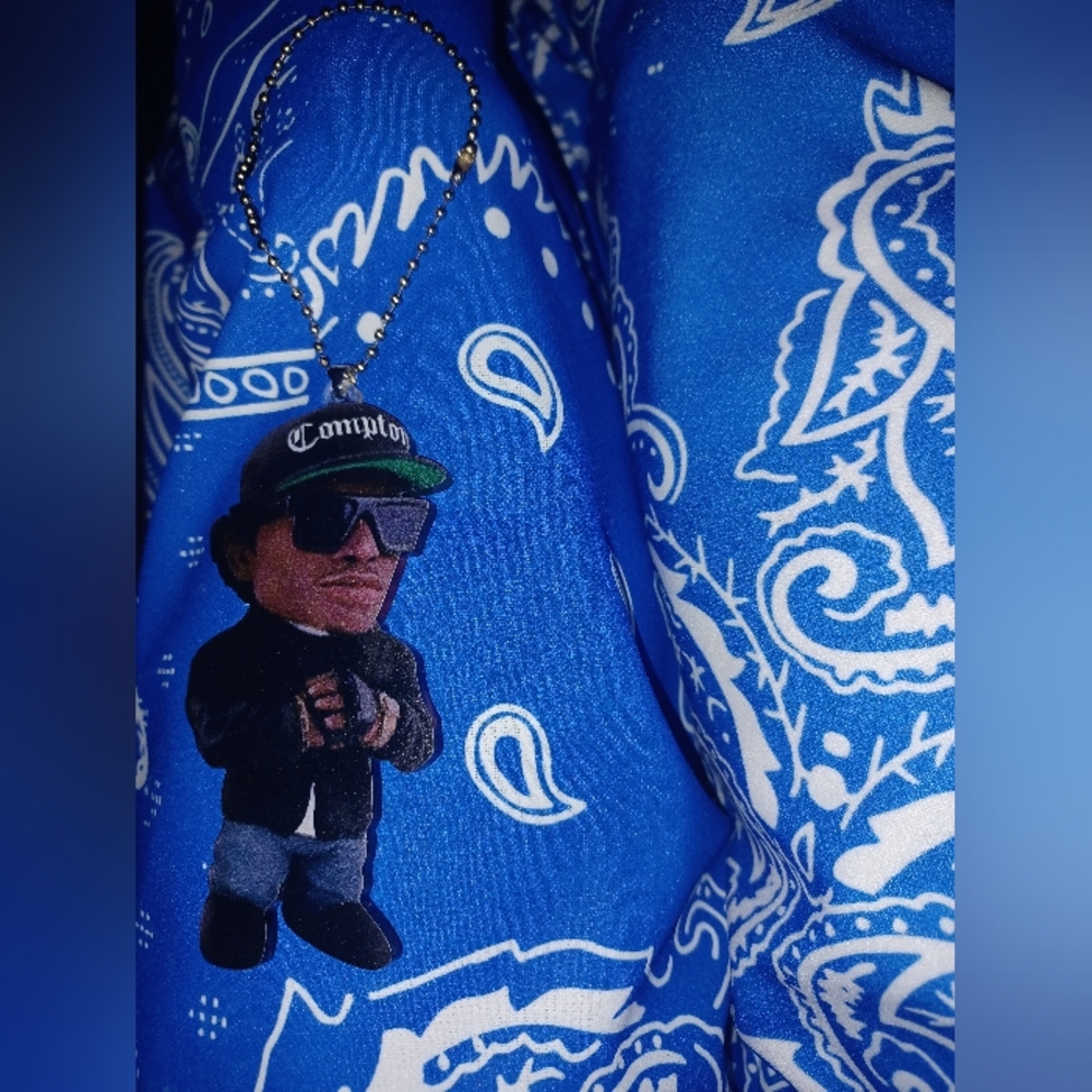☆Eazy-E☆Keychain☆Eric☆Wright ☆Keyring☆NWA☆ - Picture 2 of 5